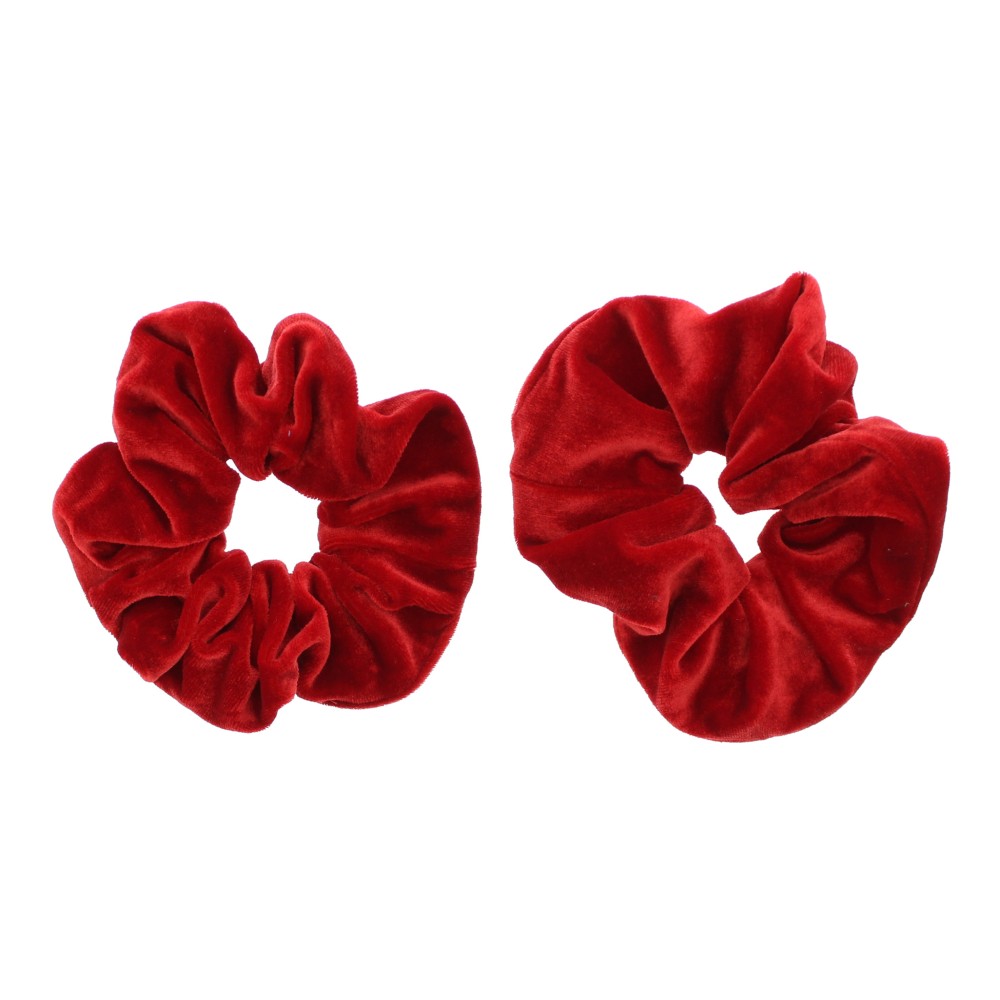 Zac's Alter Ego - Luxury velvet Hair scrunchie - Red